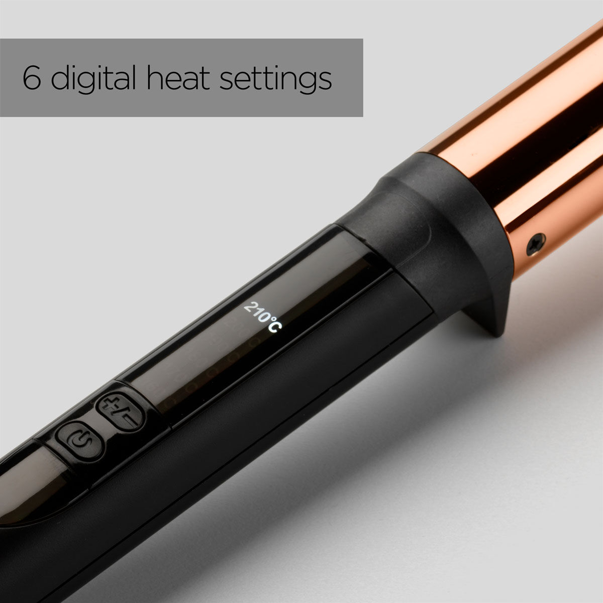 6 digital heat settings